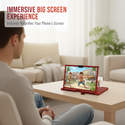 Foldable Mobile Phone Screen Magnifier Stand