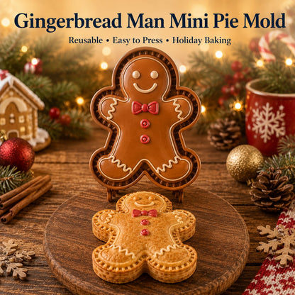 9-Design Christmas Mini Pie Mold Collection