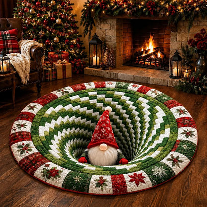 Christmas 3D Optical Illusion Rug