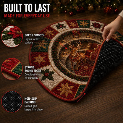 Christmas 3D Optical Illusion Rug